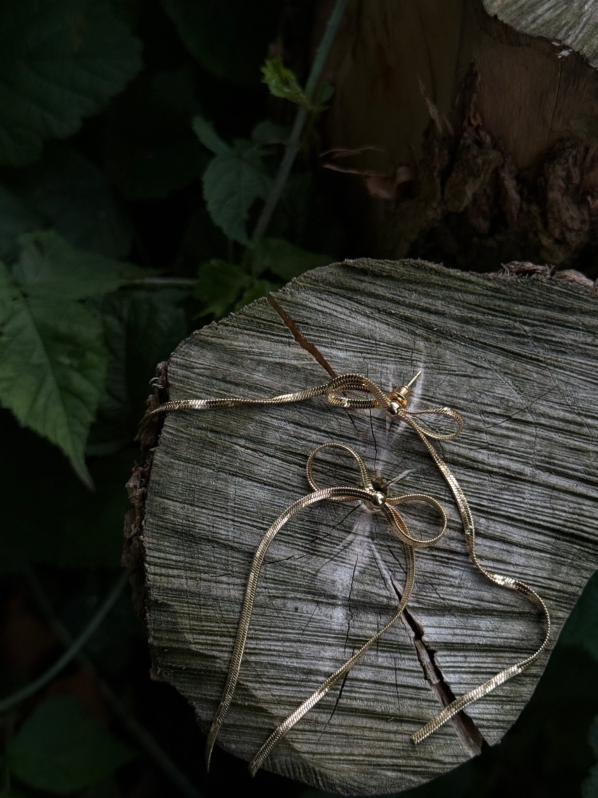 Strik Oorbellen – Staal - Lioraen - Sieraden