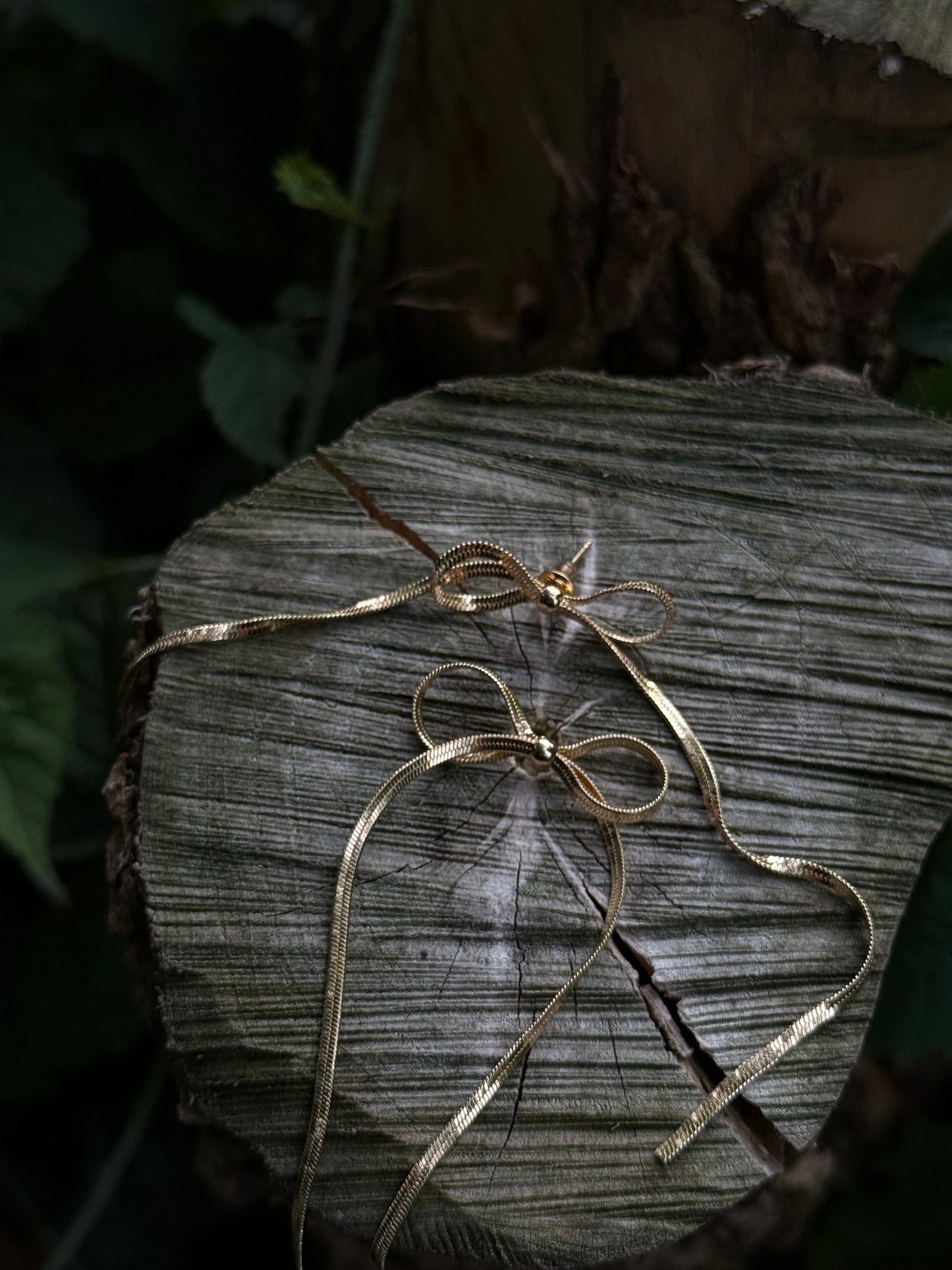 Strik Oorbellen – Staal - Lioraen - Sieraden