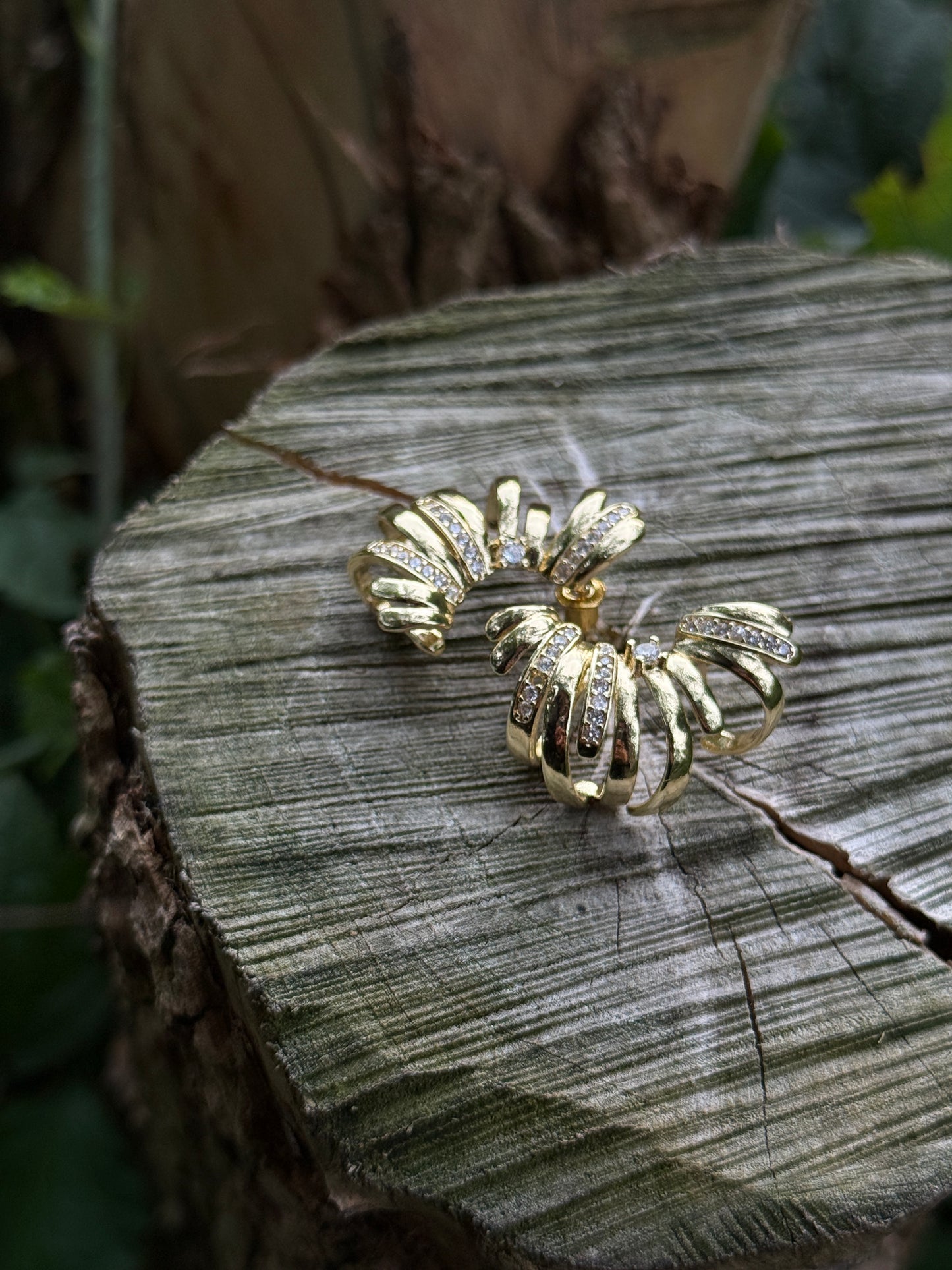 Veelzijdige Oorbellen met Zirkonen – Staal - Lioraen - Sieraden