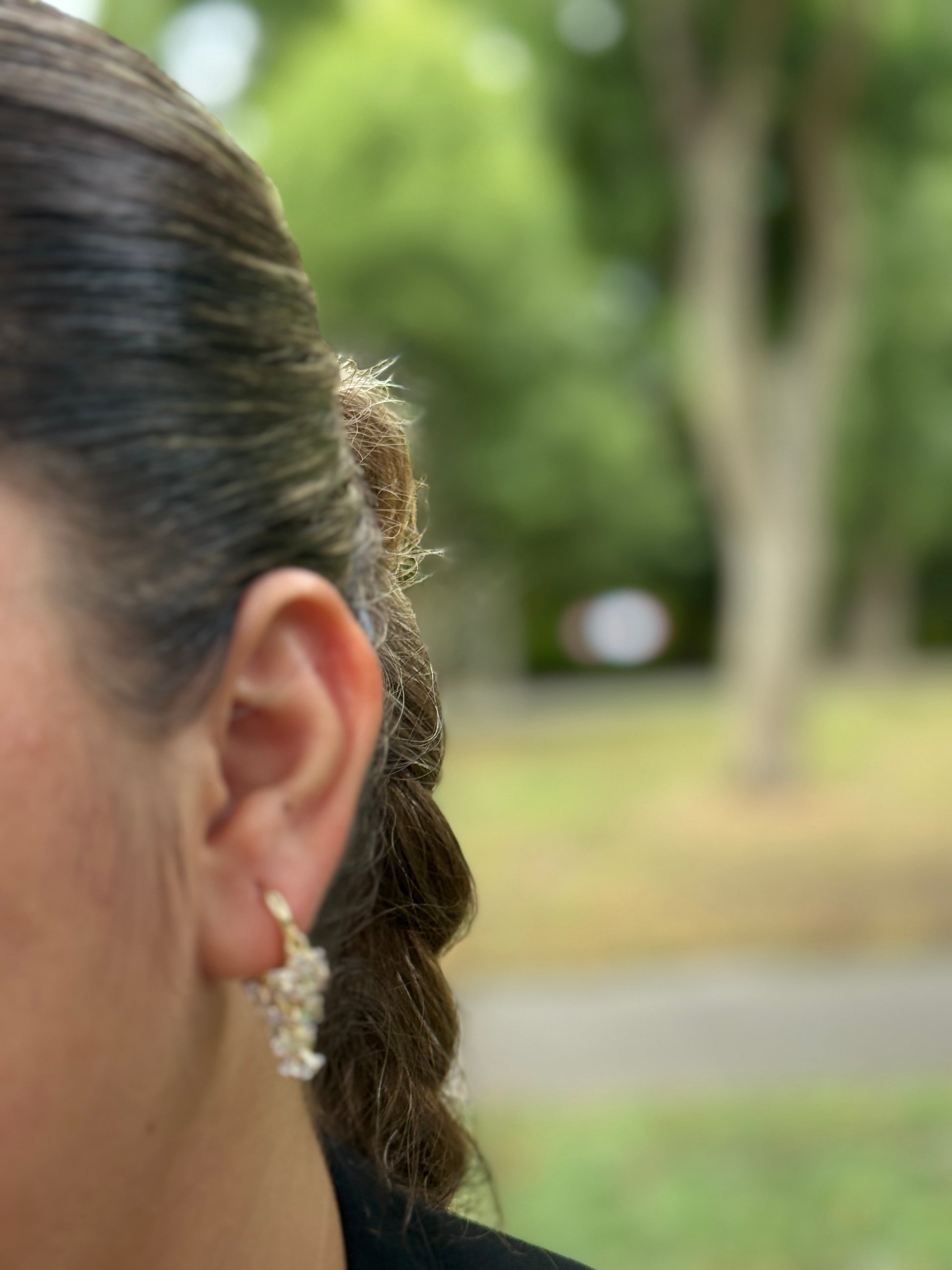 Kleurrijke Oorringen met Kristallen – Staal - Lioraen - Sieraden